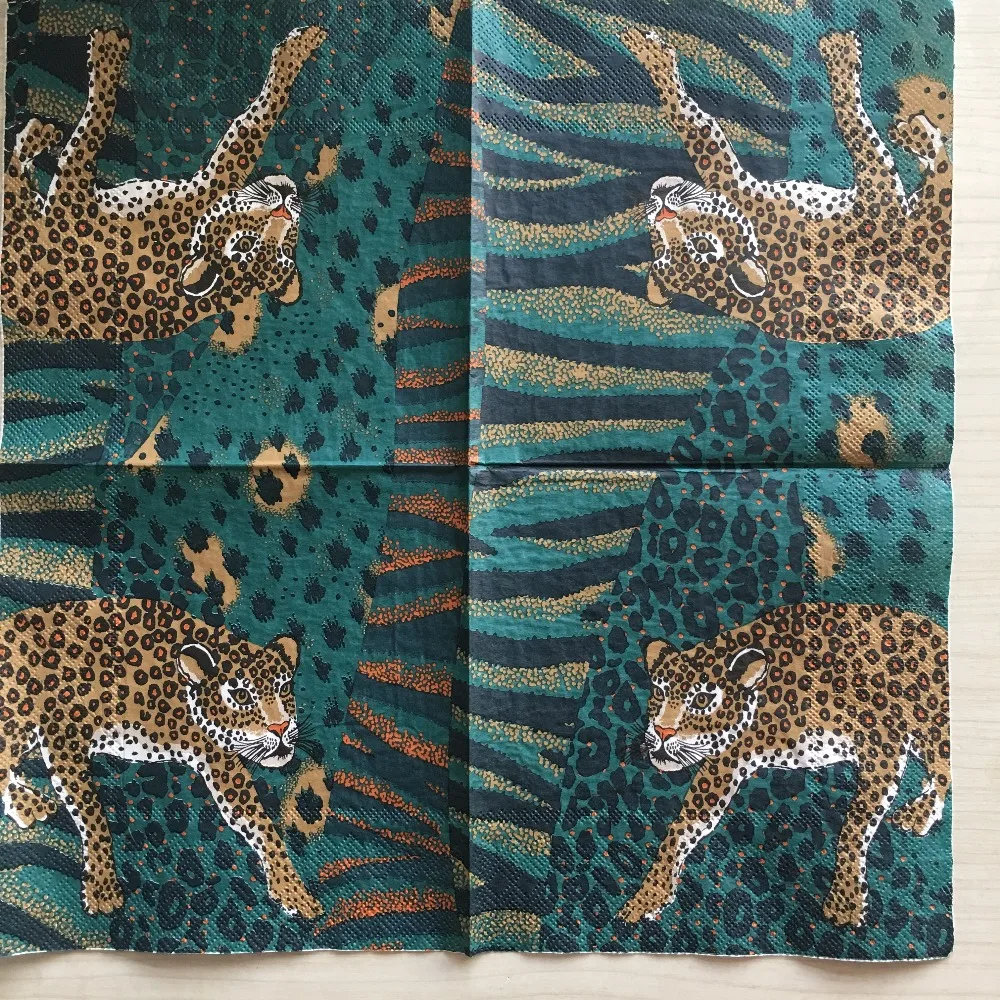 20 3-слойные фанерные в винтажном стиле столик сложенном виде принт с животными