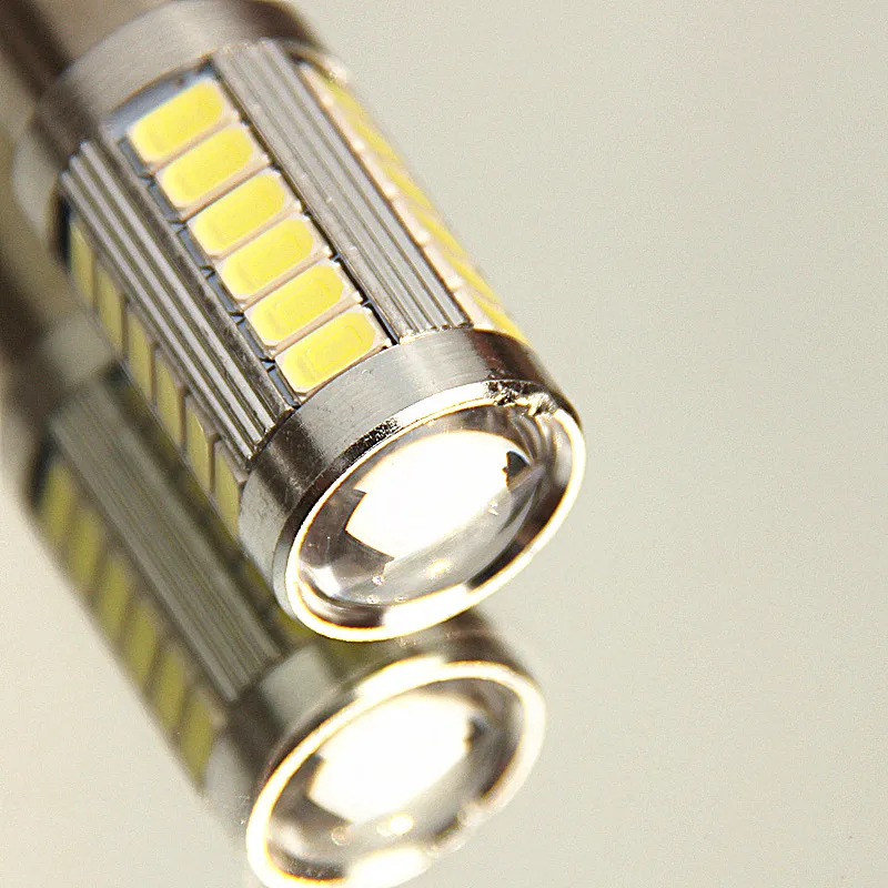 Dianshi 10 шт. Ba15s 1156 33-5630 SMD светодиоды с топом с двумя объективами Автомобильный Обратный заднего хвостовые лампы потолочный плафон