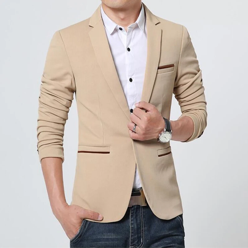 Мужская куртка Новые Модные slim fit осенне весенние куртки jaqueta masculina на каждый день