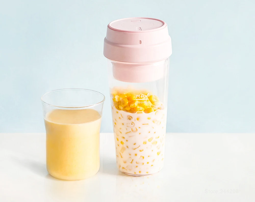 XIAOMI MIJIA 17PIN Star Fruit Cup, маленький портативный блендер, соковыжималка, миксер, Кухонный комбайн, 400 мл, Магнитная Зарядка, 30 секунд, быстрая