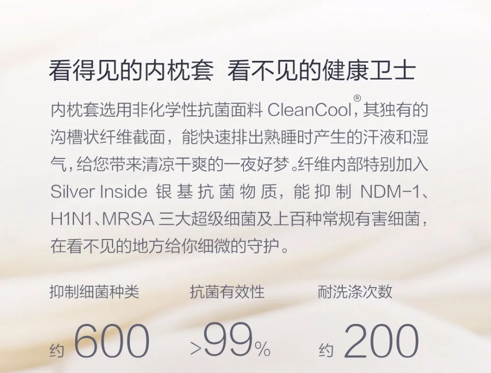 Xiaomi 8H Гибкая хлопковая подушка с памятью мощная Антибактериальная сукция устраняет клещей медленное повторное подпрыгивание хороший сон