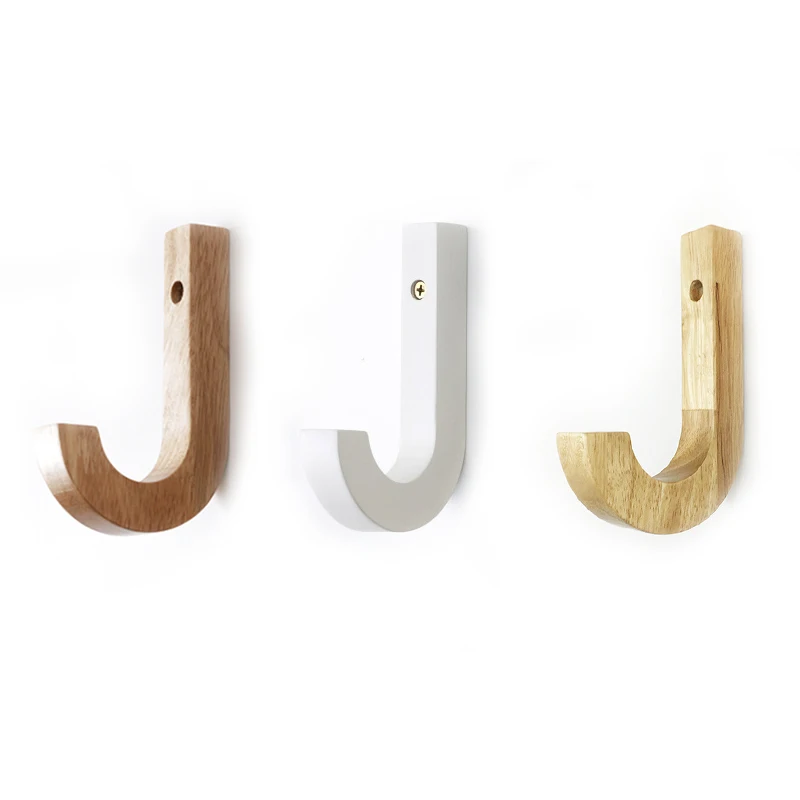 

Creative wood coat hooks decorative wall hook minimalist modern bedroom hallway wall mount decorative wall hanging hooks