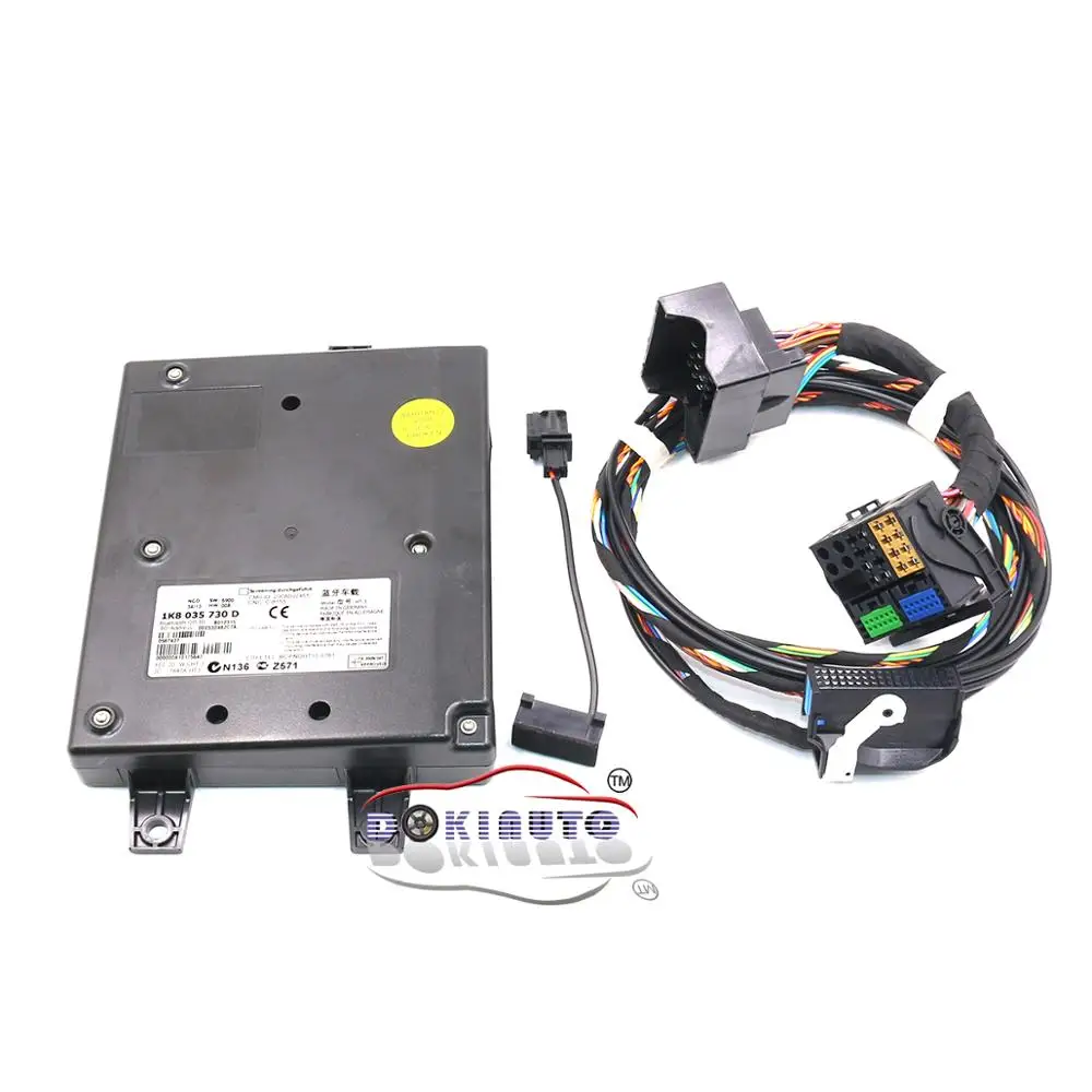Модуль 9W2 Bluetooth + подключи и работай с микрофоном 1K8 035 730 D для VW Golf MK6 Jetta MK5 Fit