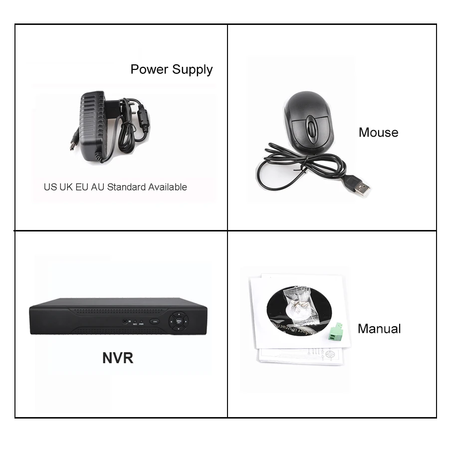 Видеонаблюдения HD IP 1080 P 4MP 5MP 16CH NVR 1.2U 2 SATA Порты и разъёмы 3 г WI-FI Рекордеры для
