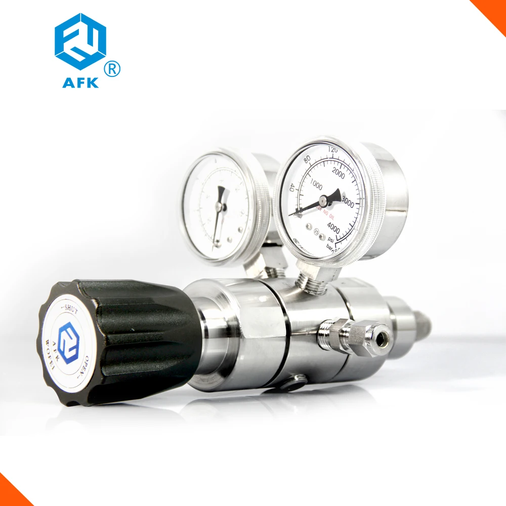 Двойной/двухступенчатый регулятор давления газа азота 1/" NPT