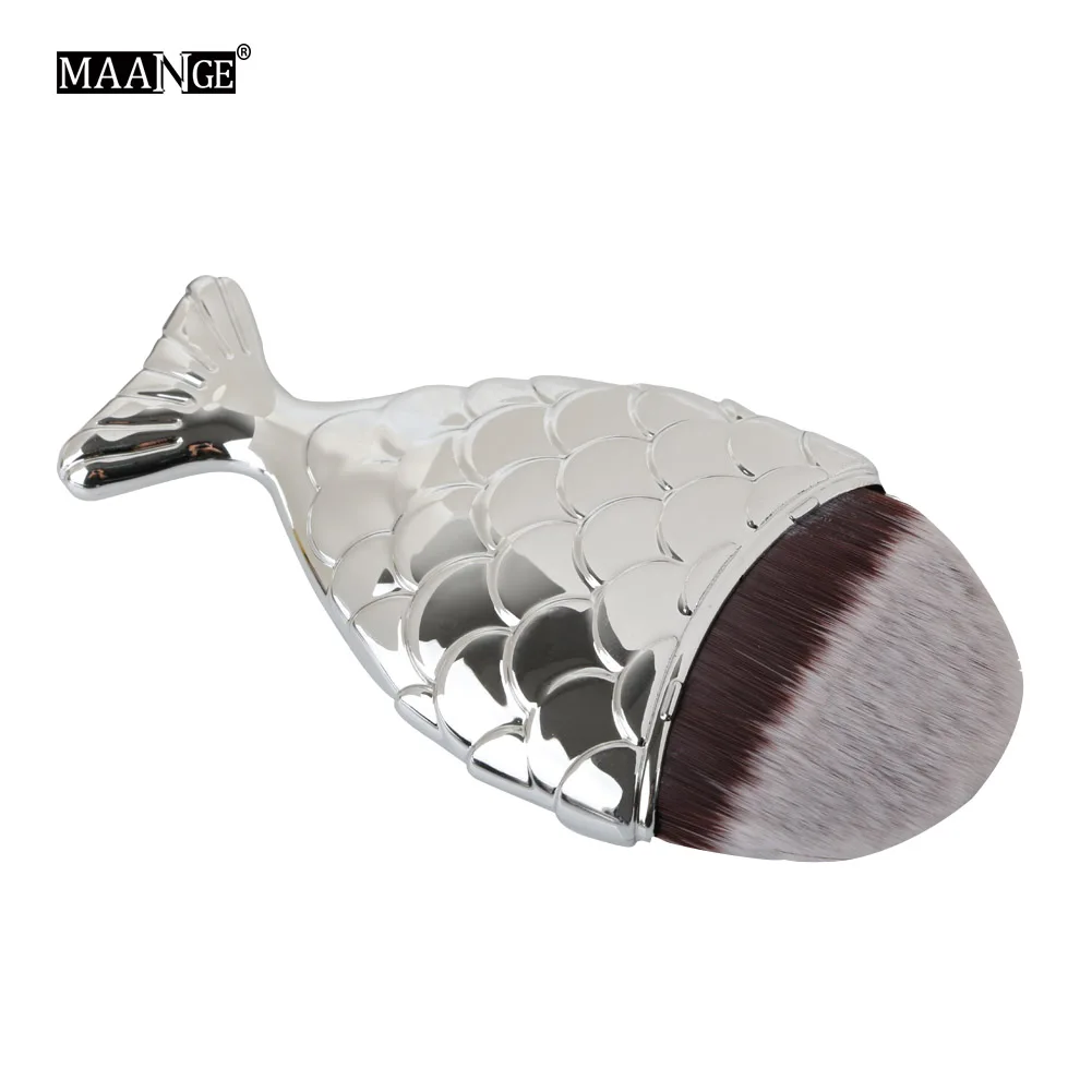 MAANGE Профессиональная Кисть для макияжа в форме русалки пудра румяна основа
