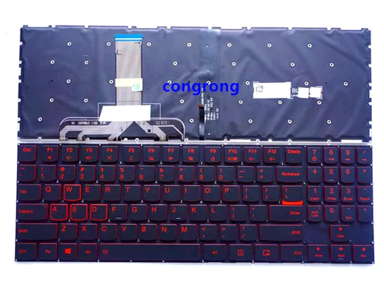 Ноутбук Английский США клавиатура для lenovo Легион Y520 Y520-15IKB Y720 Y720-15IKB R720 R720-15IKB с подсветкой Подсветка