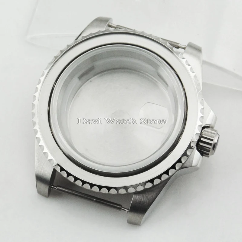 Чехол для часов из нержавеющей стали 40 мм серебристый подходит ETA 2836 DG2813/3804 Miyota 82 |