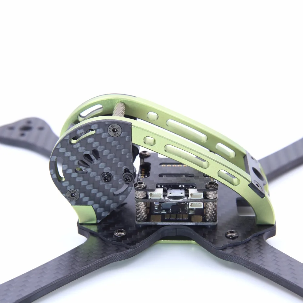 GEPRC GEP LX5 Puma 7075 аэрокосмический алюминий FPV гоночный прицеп зеленая версия три