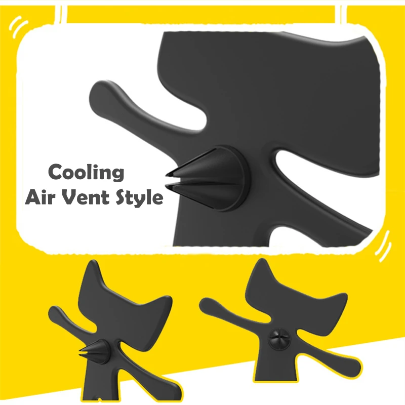 HOTR мягкий силиконовый кошачий Автомобильный держатель для телефона с