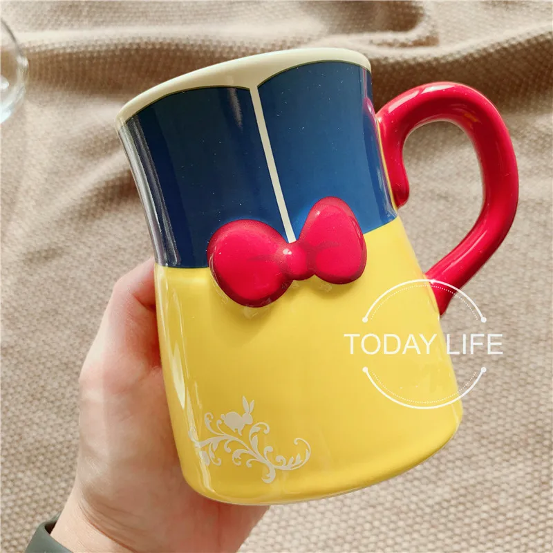 Оригинальные большие 3D Милые кружки чашка Рапунцель Белоснежка принцесса