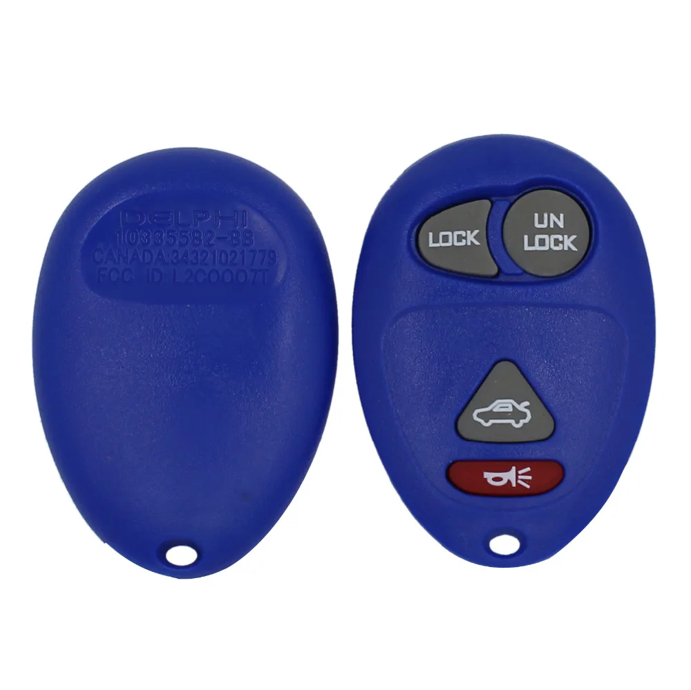 Чехол для пульта дистанционного управления 4 кнопки 3 + 1 чехол замены Fob Buick Century Regal