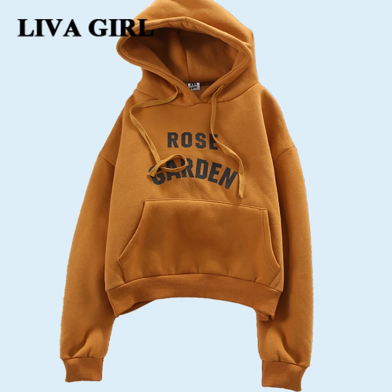 ЛИВА девушка 2017 Толстовки Для женщин хлопок на осень и зиму сине-белые желтый