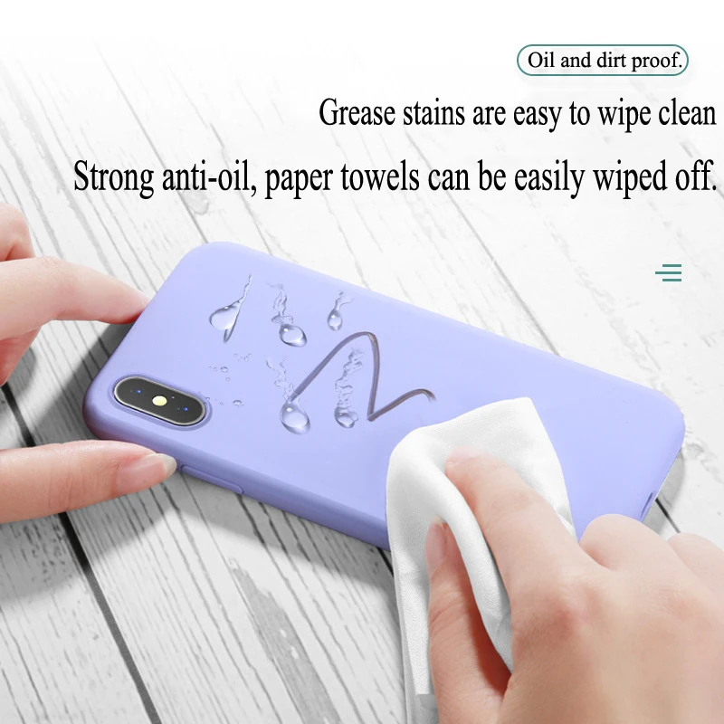 Creative iPhone XR Mobile Shell Apple xs max Liquid State Silicone Phone Case iPhone6S/7/8plus Slim All-inclusive Cover | Мобильные