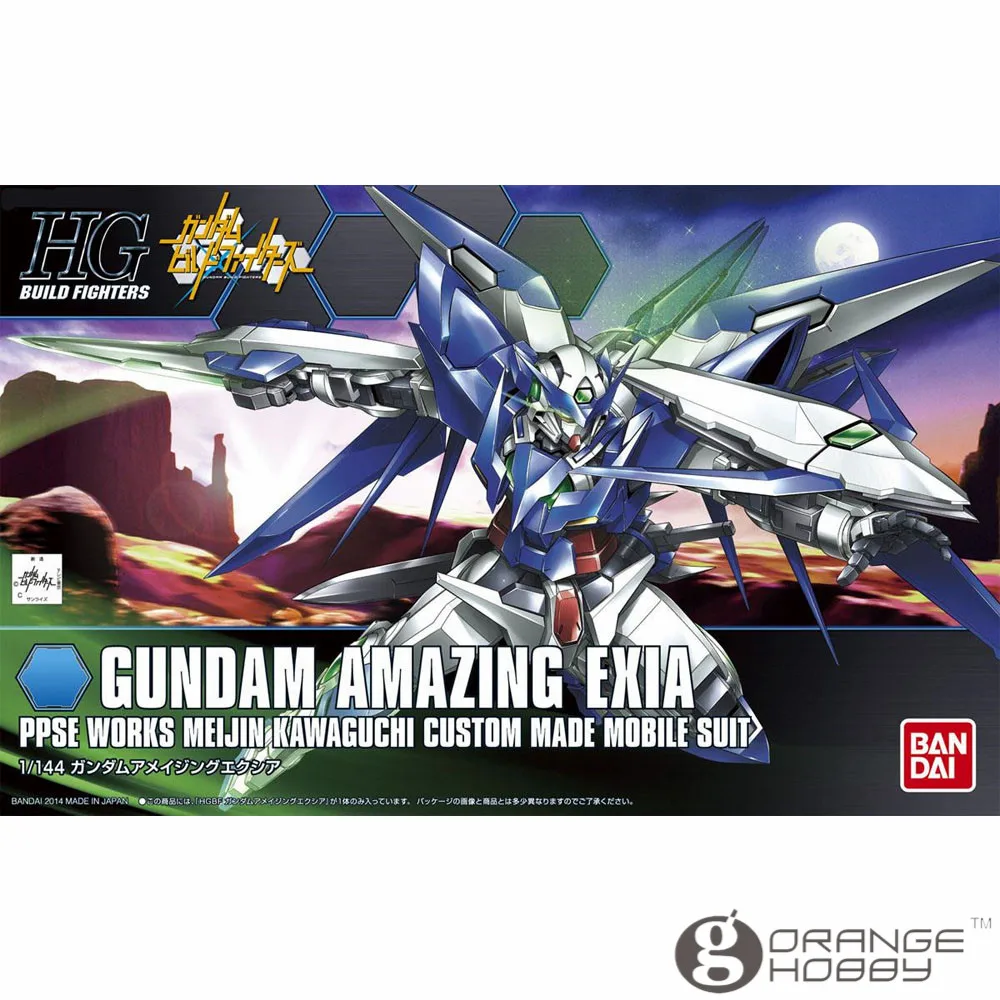 OHS Bandai HG Build Fighters 016 1/144 Gundam Amazing Exia Mobile Suit Assembly Model Kits | Игрушки и хобби