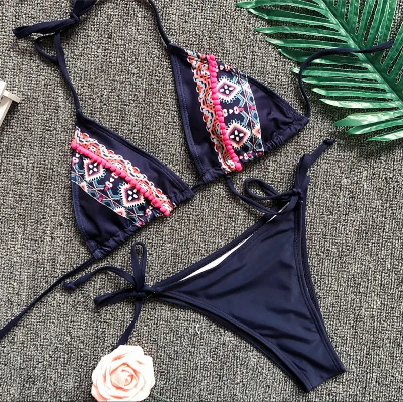 Blue Bikini 2017 Swimsuit With Shorts Swimwear Bikinis Women Swim Wear Sexy Women's Swimsuits Swimming Suit For |