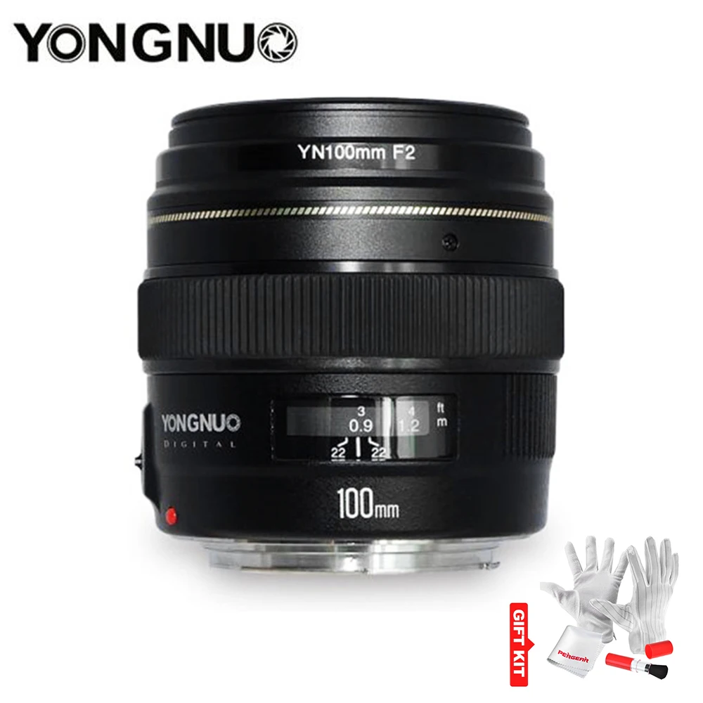 YONGNUO 100 мм F2.0 Средний телеобъектив AF/MF авто ручной фокус Lente yn100мм для Nikon DSLR камер