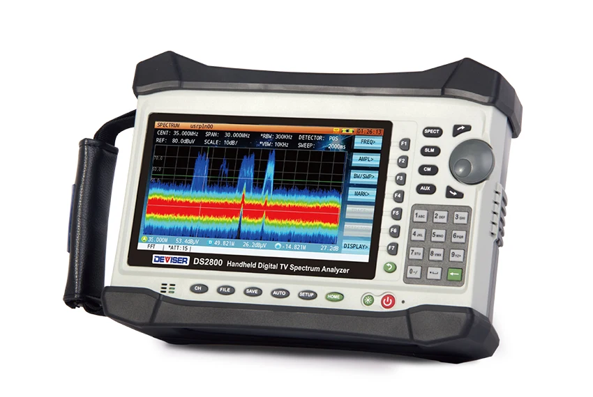 Портативный цифровой кабельный анализатор спектра ТВ DEVISER DS2800|handheld tv