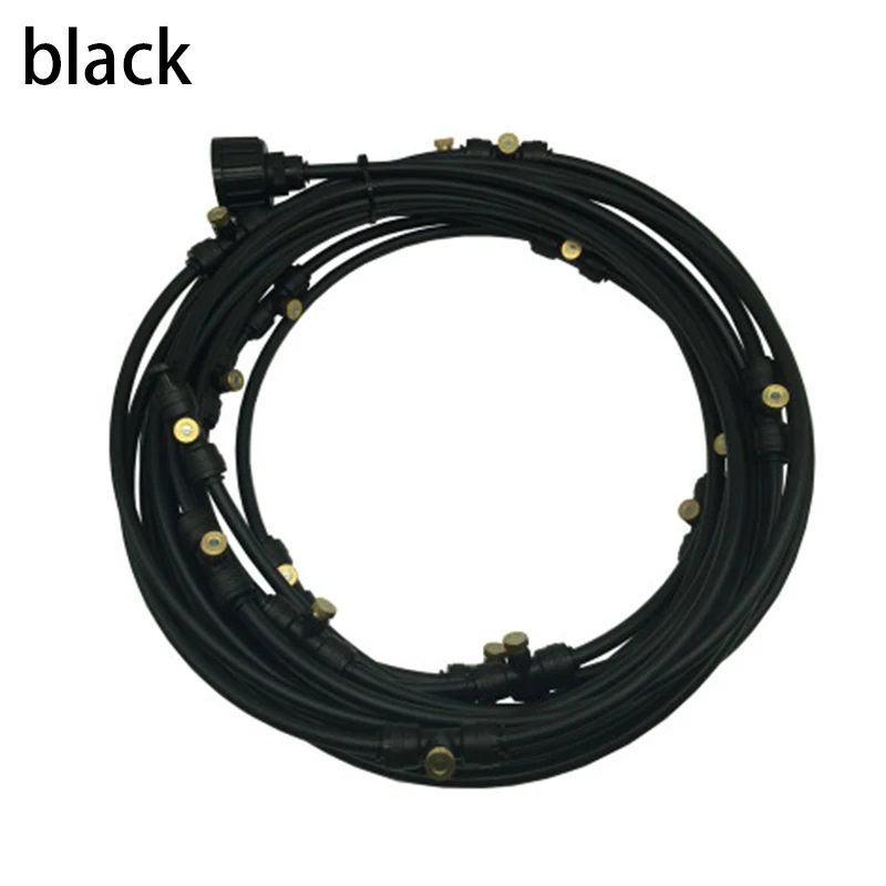Outdoor Misting Cooling System Kit For Greenhouse Garden Patio Waterring Irrigation Mister Line 6M-18M System