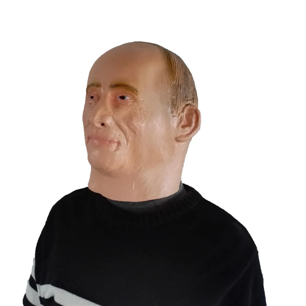 Латексная Маска Лепи В. В. И. Путиного на все лицо, резиновые маски на Хэллоуин, маскарадные вечерние маскарадные костюмы для взрослых