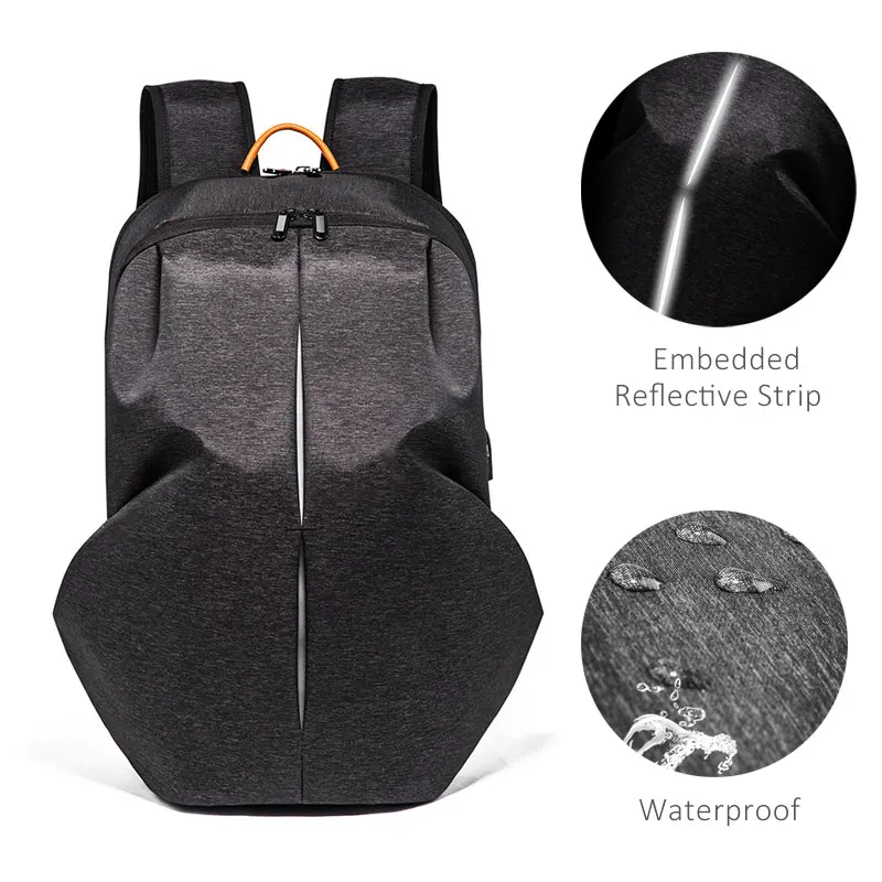 Модный мужской дорожный рюкзак Scione многофункциональная Светоотражающая сумка с