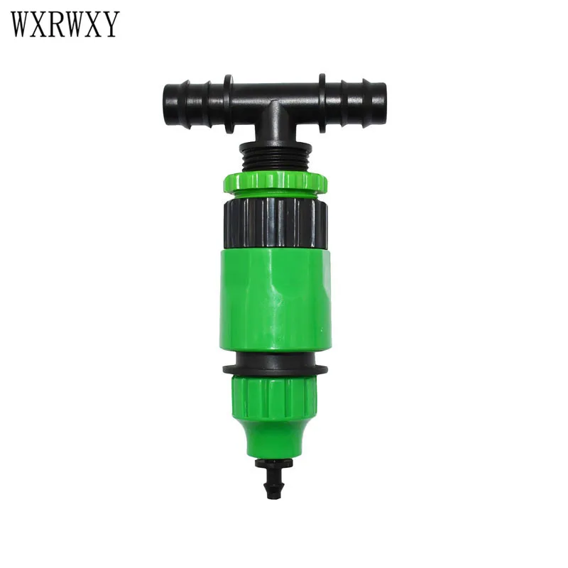 

wxrwxy Garden irrigation 1/4" to 16mm reducing tee barb 1/2" to 1/4" 3/8"Hose Tee Quick Connector hose water splitter 1pcs