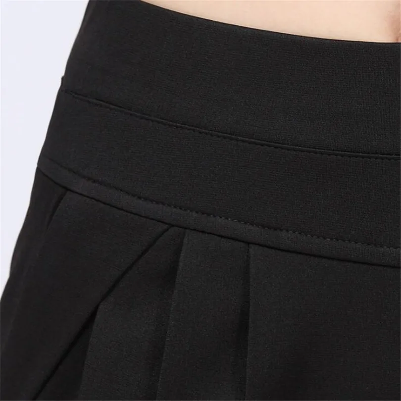 

YRRETY TOP 2020 Women Shorts Summer Chiffon Loose Cotton Casual Thin High Waist Belt Black Khaki Plus Size S-4XL Women Shorts