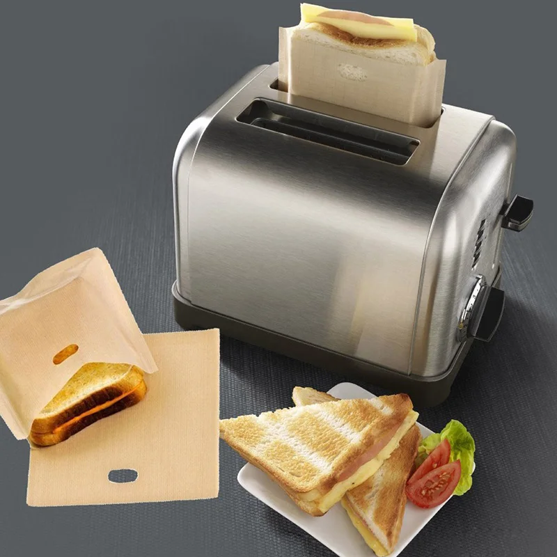 3 шт./компл. антипригарные многоразовые термостойкие сумки для тостера мешки