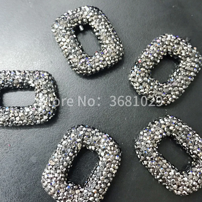 European and American exaggerated square rhinestone small beads luxurious banquet superflash accessories