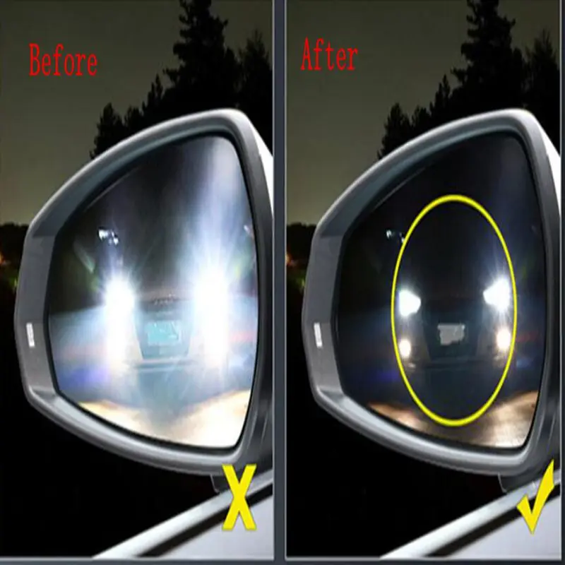 2 шт. Универсальный Автомобильный Зеркало заднего вида с защитой от дождя авто