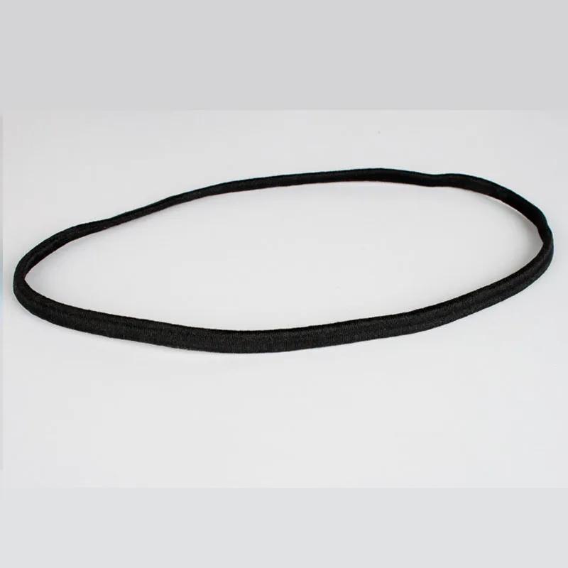 Black Yoga Headbands Разноцветные женские и мужские эластичные спортивные Напульсник для йоги, повязки на голову, нескользящие повязки на голову для йоги, тканевые повязки на голову для бега - Цвет: Black Yoga Headbands