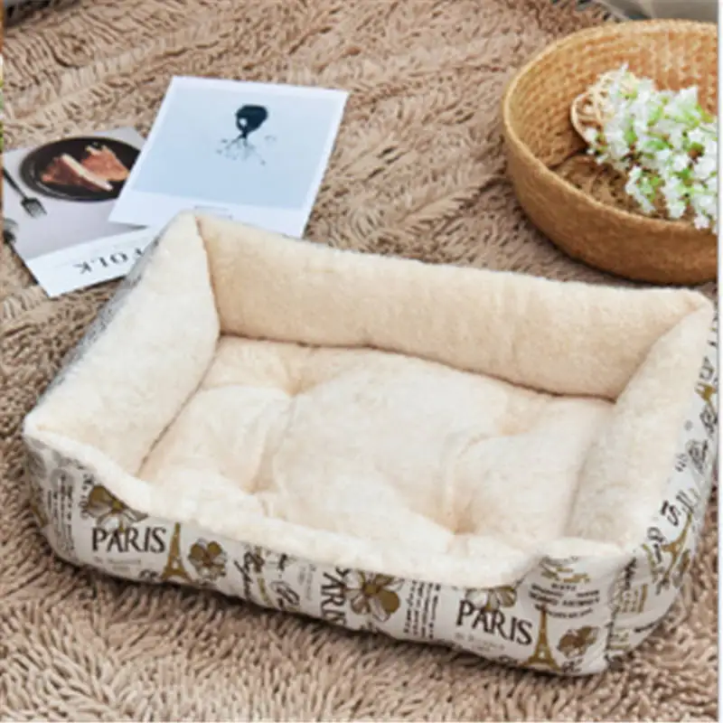 Питомец большая собака Bed мягкого флиса Теплый кот кровати многофункциональный