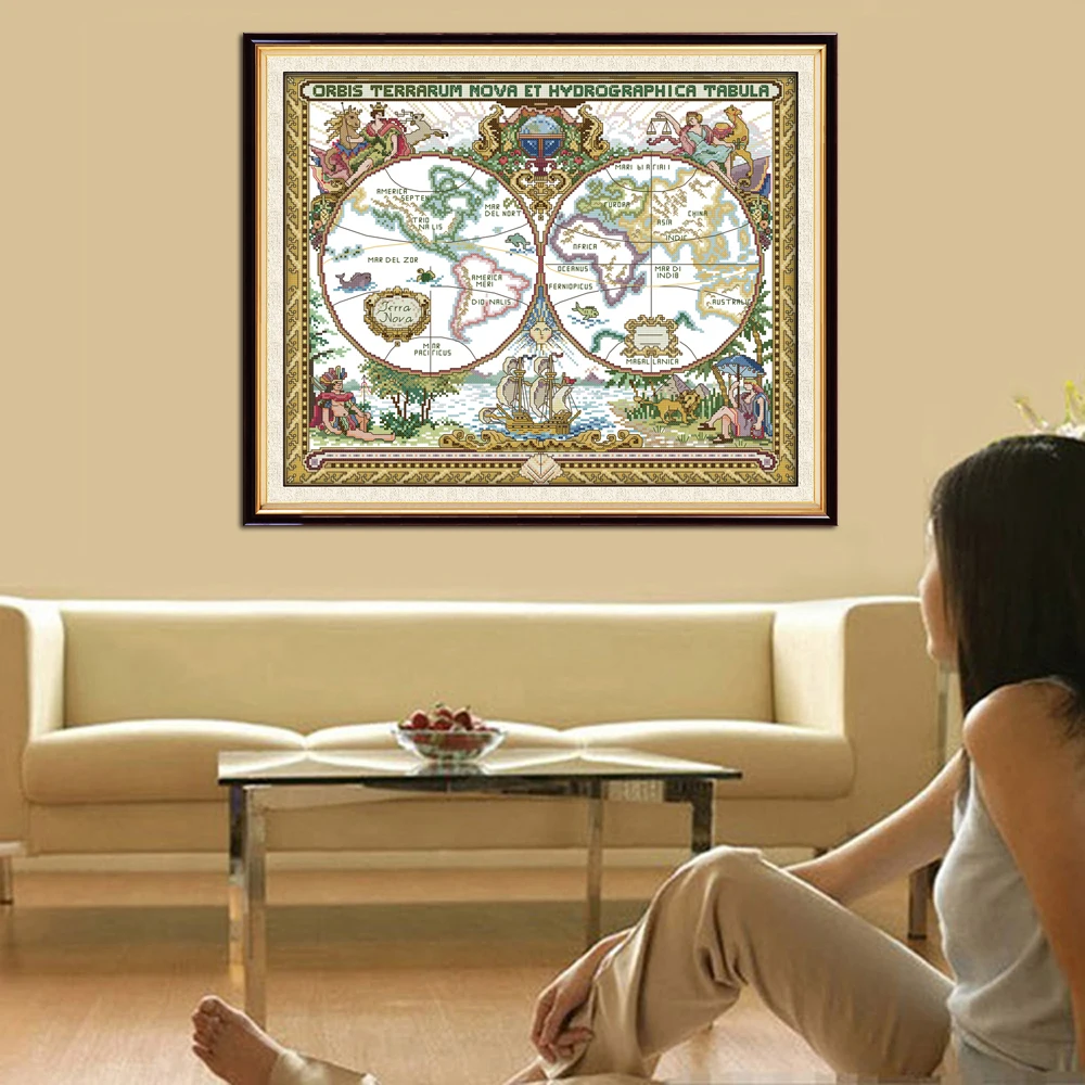Набор для вышивки крестиком F905 14CT 11CT|cross stitch kits|counted cross kits14ct kits |