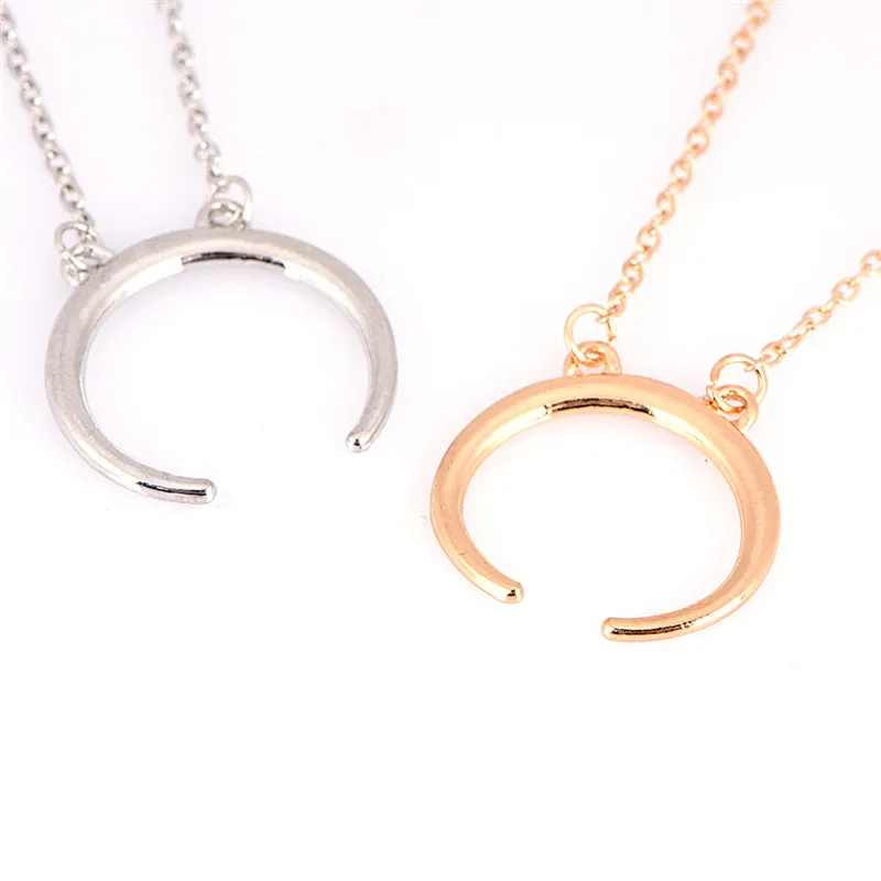 Hoorn Boho Dubbellaags чокер Kettingen 2017 Винтаж Bijoux Handgemaakte Crystal Ketting voor Vrouwen|ketting vrouwen|bijoux vintageboho
