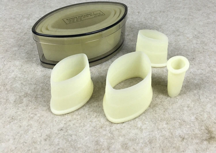 7 шт. в партии плоский край оливкового овальной формы нейлон пластик резак