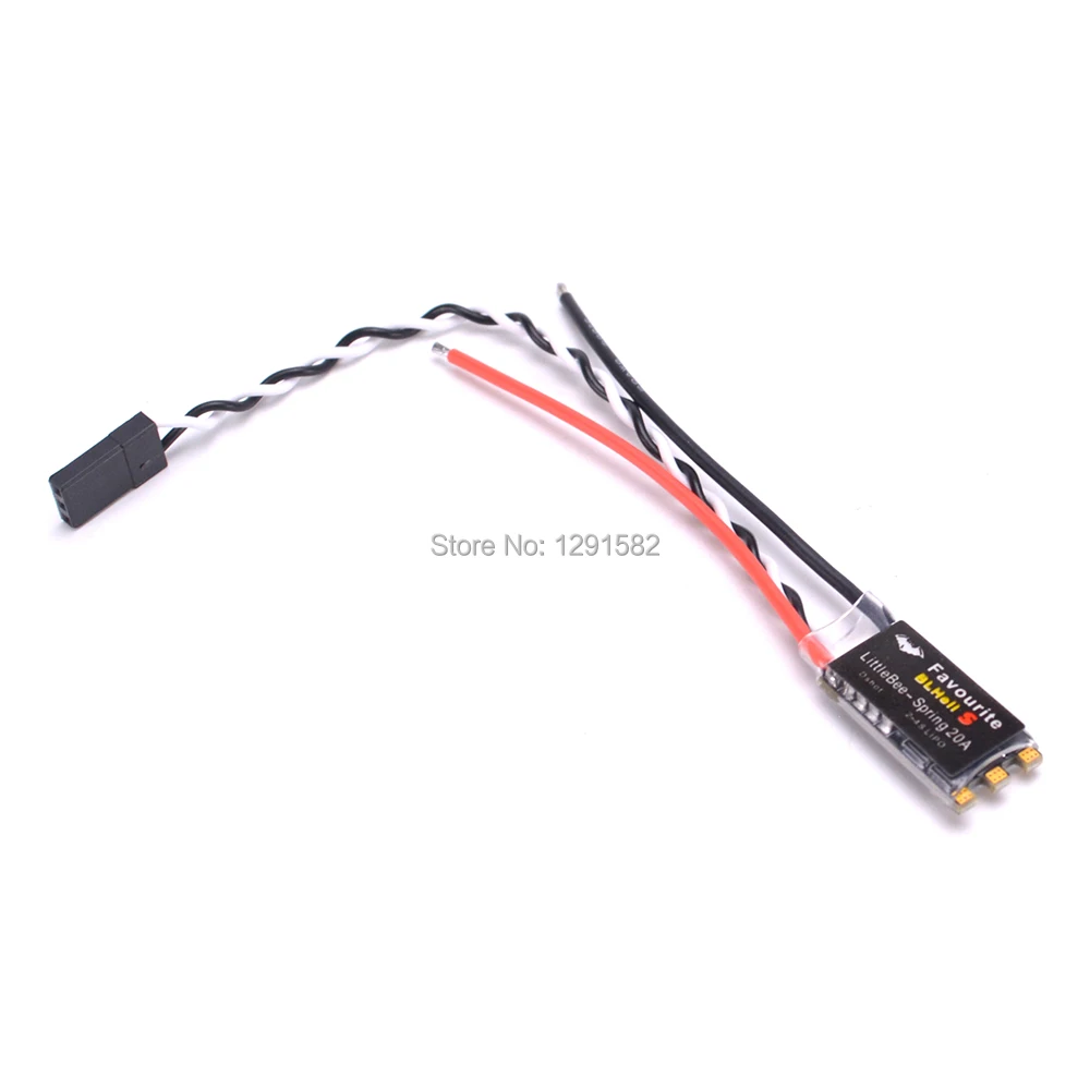 FVT LITTLEBEE BLHeli s SPRING 20A ESC 2 4S поддерживает Mulitshot DSHOT Oneshot42 OneShot125 для QAV X 214 Martian II 220