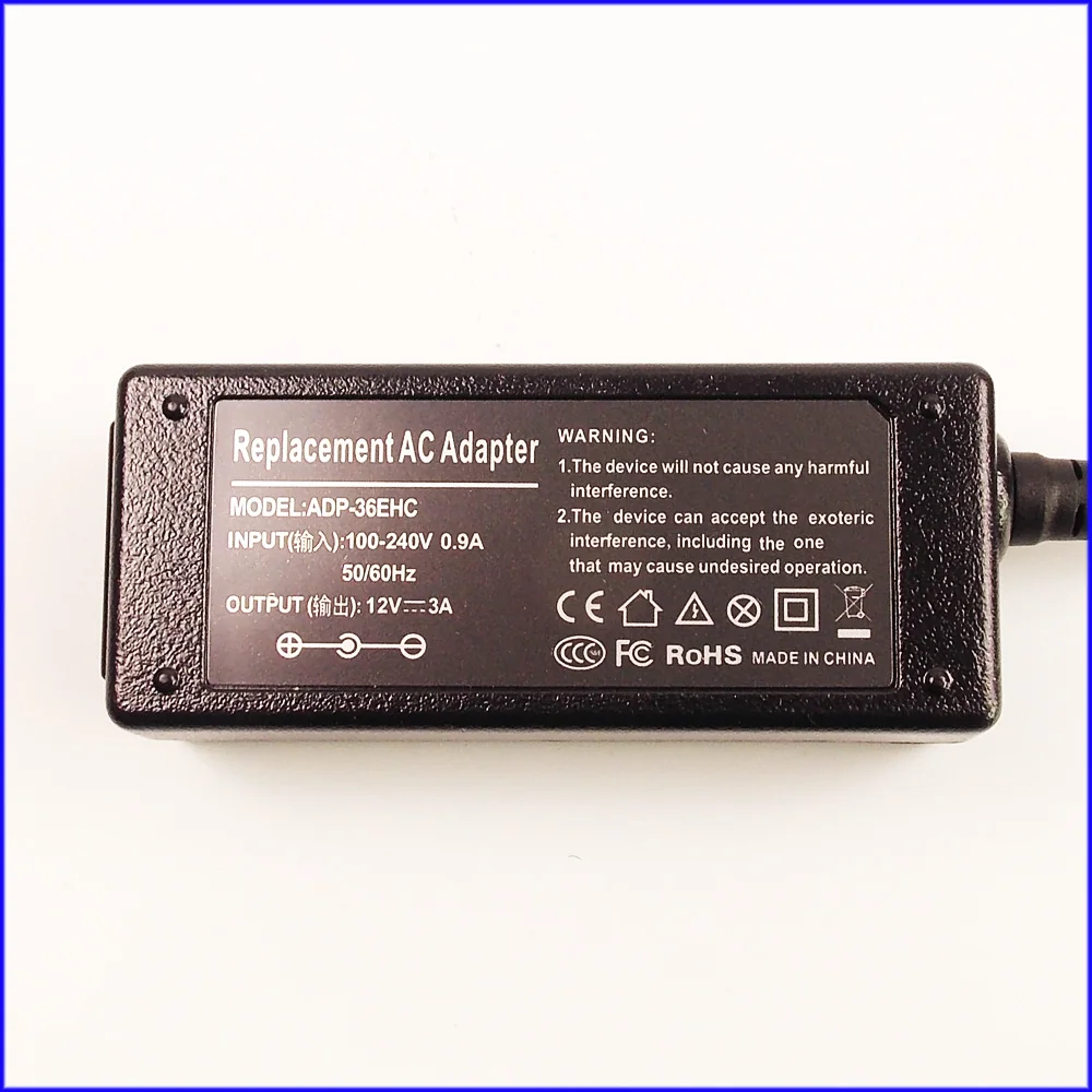 Зарядное устройство для нетбука 12 В 3 А 36 Вт ASUS Eee PC 1000XP 1002HA 1002HAE 1003HAG 1004DN R2 R2E R2H R2Hv SV1