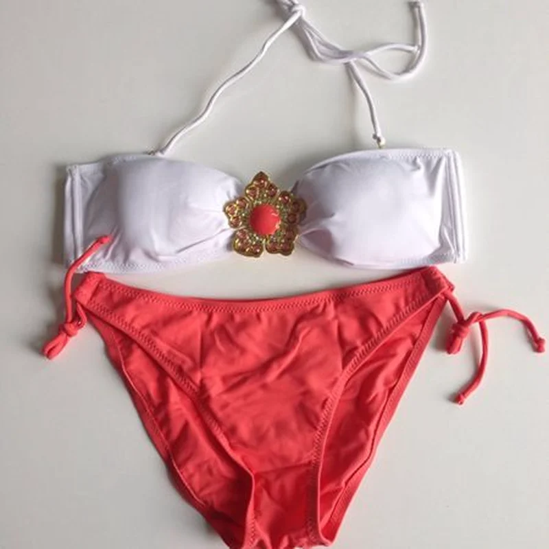 Сексуальное бикини 2018 Для женщин купальники с низкой талией ванный комплект Push Up
