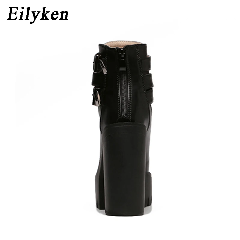 Eilyken/Коллекция 2021 года Сезон осень Модные женские ботинки хорошего качества