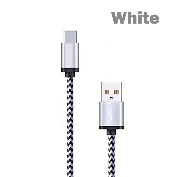 White CXV usb type-C кабель для Xiaomi Mi 9 huawei mate 20 P20 Lite Pro samsung S10 Быстрая зарядка USBC type-C кабель USB-C зарядное устройство - Цвет: White