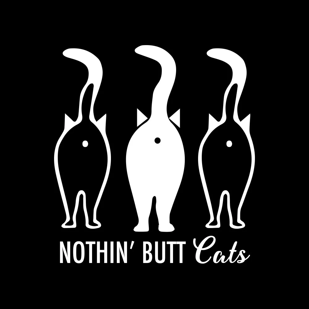 Tangcredy автомобильные наклейки и Nothin Butt наклейка &quotкошки&quot для автомобильного