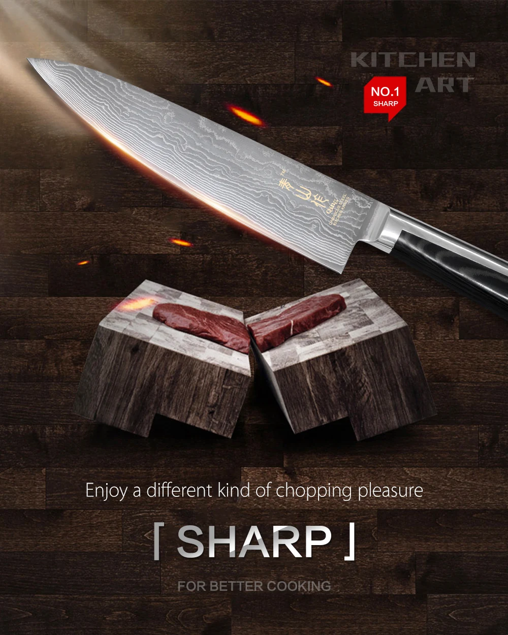 Цин высокое качество фруктовые нож повара VG10 Дамасская сталь Santoku кухонные ножи острый Кливер разделочные ножи Подарочный нож