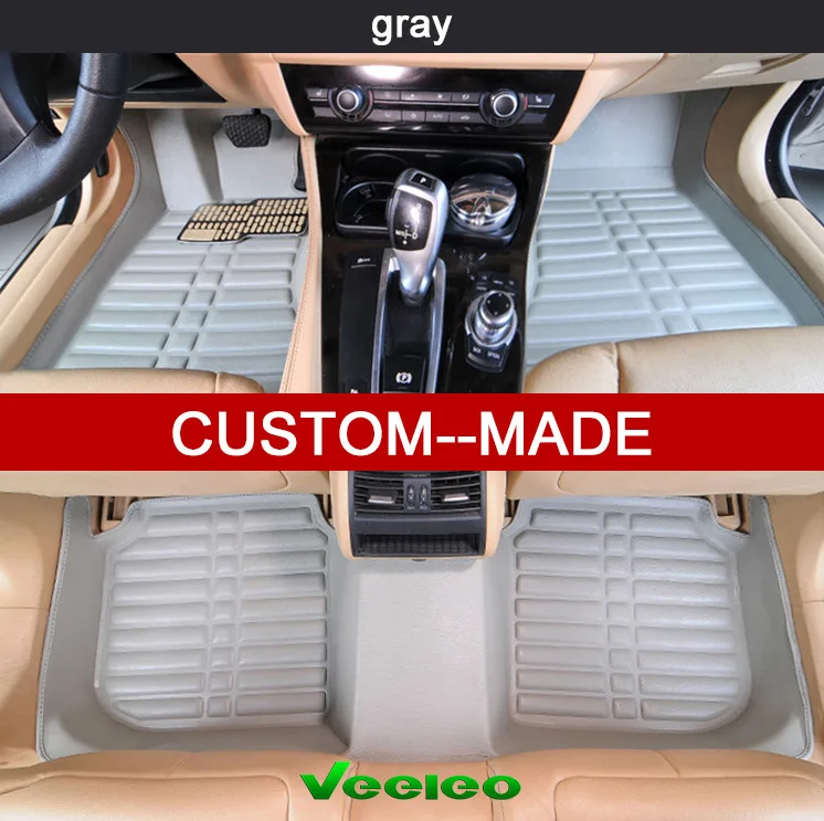 Custom Fit Veeleo 4 цвета EVA автомобильные коврики для BMW X6 2014 2018 полный набор любых