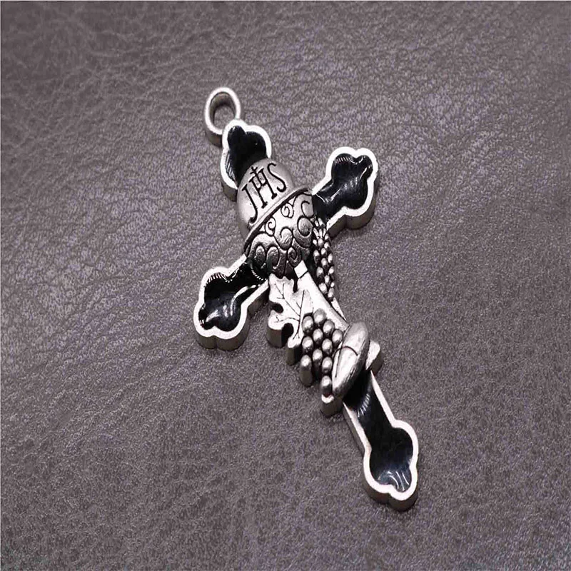 Jesus Holy Grail Cross Medal Religious Christ Necklace Color 50 pcs | Украшения и аксессуары