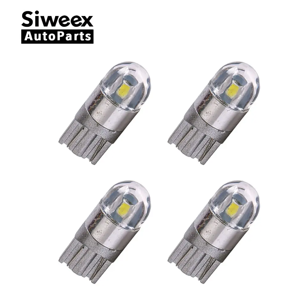 4 шт. автомобисветодиодный светодиодные лампы W5W 2 3030 SMD T10 194 168|interior led lamps|led