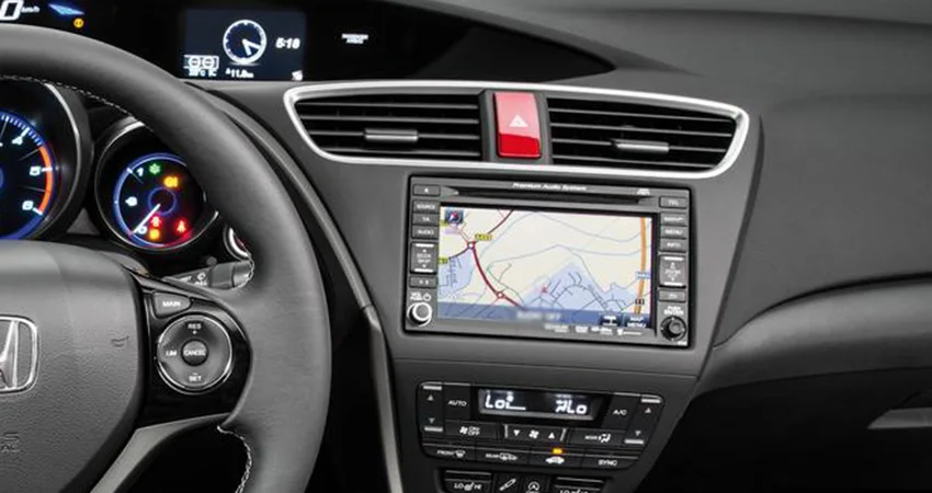 Liislee 2 din Android автомобильный навигатор gps для Honda Civic~ авто радио большой экран стерео Мультимедийный плеер Bluetooth