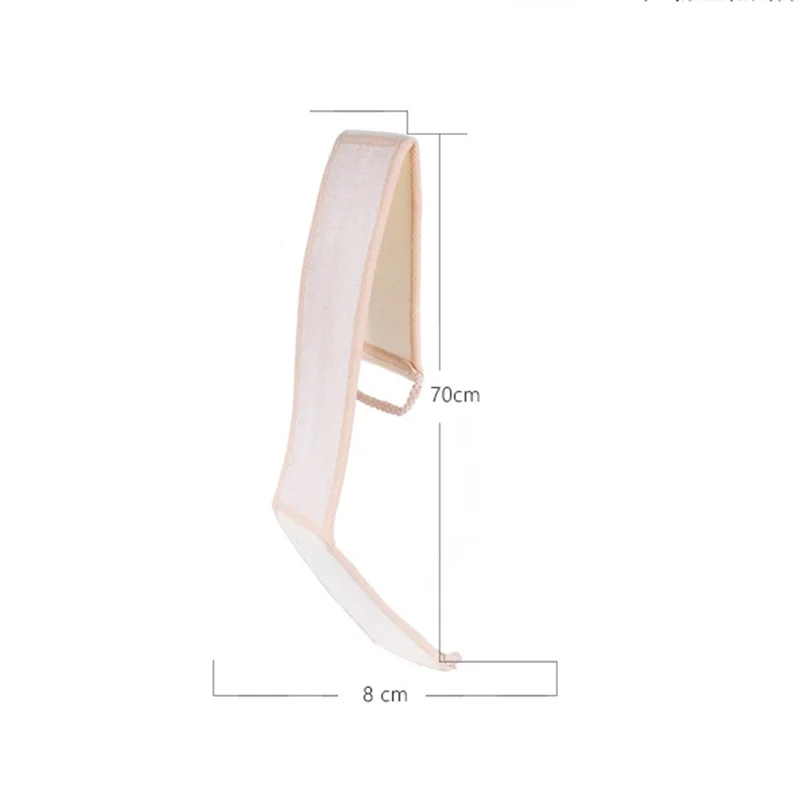 

Natural Spa Unisex Cleaning Skin Care Brush Exfoliating Loofah Sponge Back Strap Bath Shower Body Massage