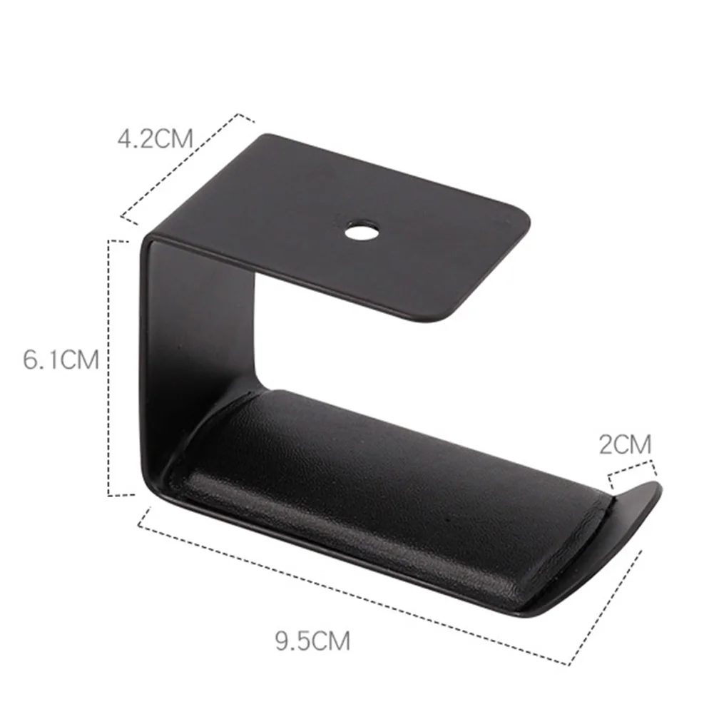 Multipurpose Headphone Holder Simple Display Headset Hanger Anti-scratch Stand Easy Install Durable Under Desk Wall Mount Hook |