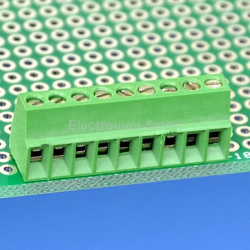 

(10 шт./лот) 9-полюсная универсальная Клеммная колодка PCB 2,54 мм/0,1 дюйма.
