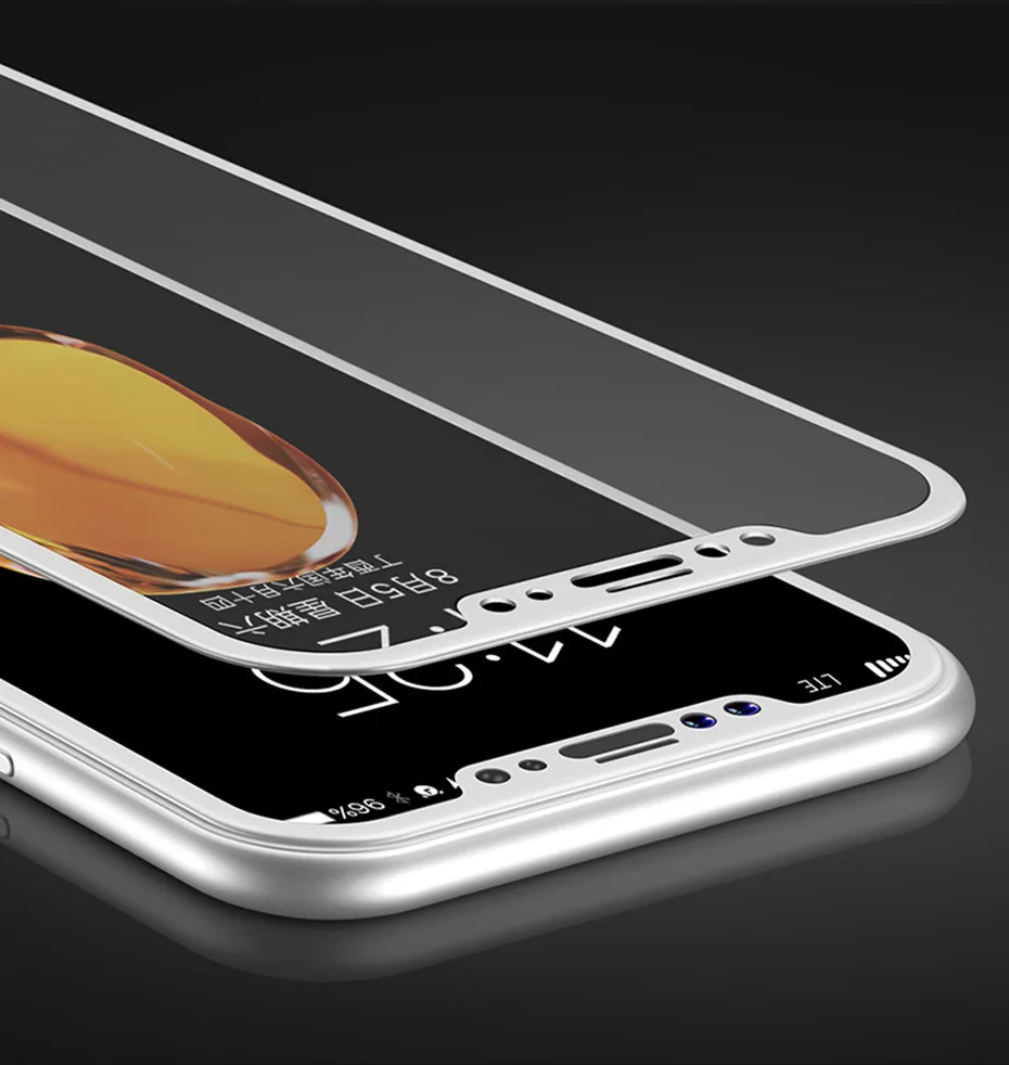 3D закаленное стекло полное покрытие для iPhone 11 Pro X Xs Max Xr телефон 360 Полное покрытие экран противоударный защитный светильник стекло для экрана